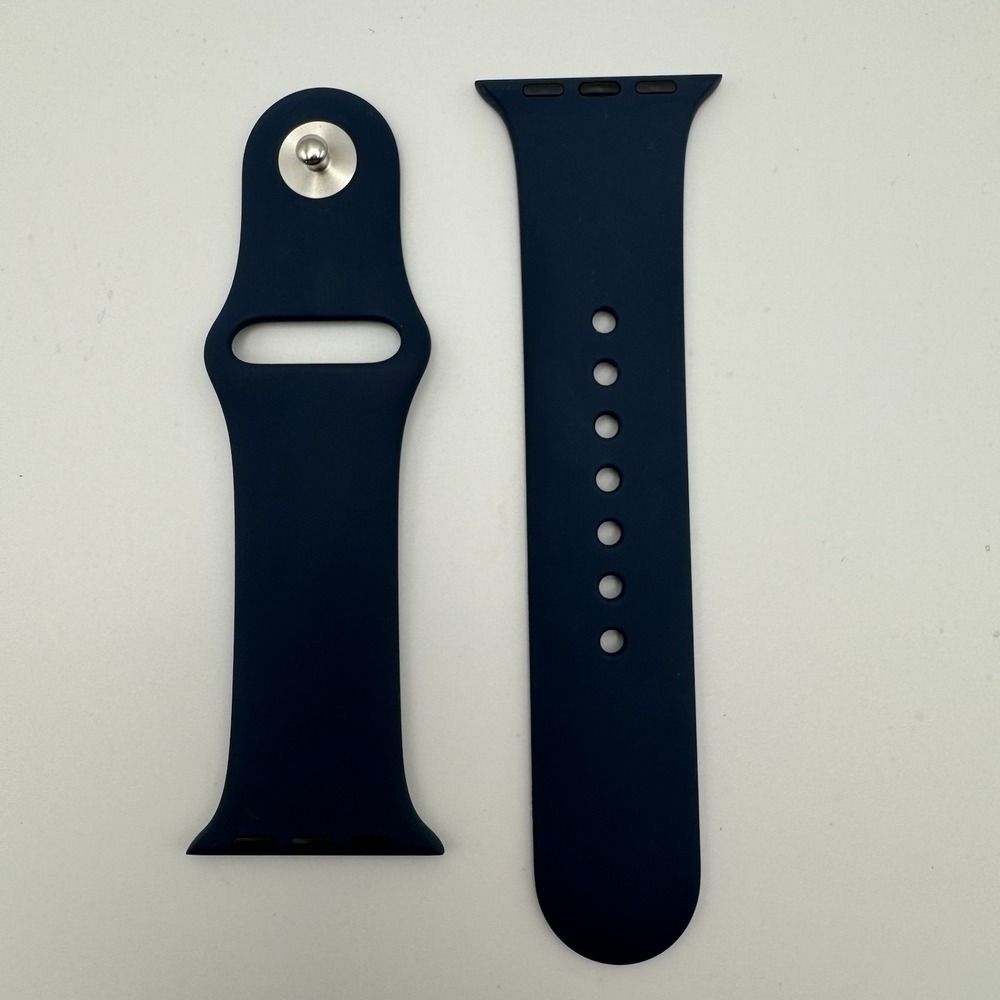 Apple Watch Band Genuine Navy Blue Size S/m 41 MM Silicone OEM Band Authentic